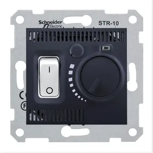 Sedna, Termostat Camera, 10A fara Cadru Grafit