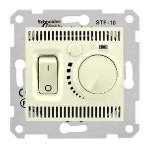 Sedna, Termostat de Podea, 10A fara Rama Bej
