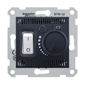 Sedna, Termostat de Podea, 10A fara Rama Grafit