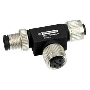 Conector T Retea - Retea Rs485 Sau Canopen - M12 - 5-Pini 1 Tata/ 2 Mama