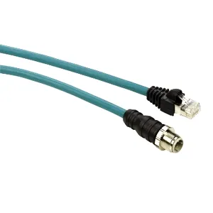 Cablu Ethernet - cablu drept - IP67 - M12/RJ45 - 3 m - CE/UL