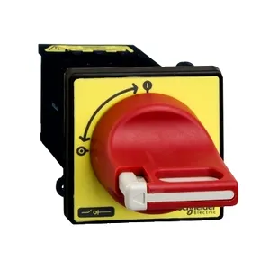 Intrerup. Sarc. Vcdn - 3 Poli - 690 V 20 A - Maner Rosu Blocabil Cu Lacat