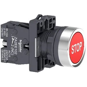 Buton,cu revenire, incastrat, marcat, 