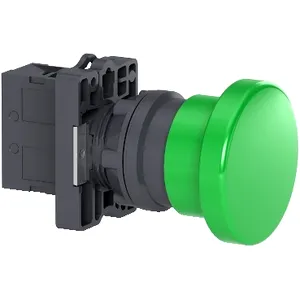 Buton tip ciuperca Dia 40,verde,1NO