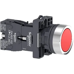 Buton Push-push, Flush, rosu,1NC