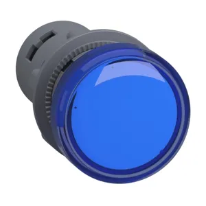 Lumina de control, 110V AC, albastru