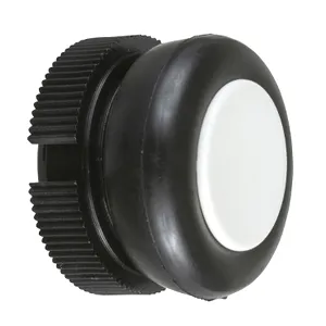 Cap Rotund Pentru Buton - Revenire Cu Arc- Xac-A - Alb - Invelit