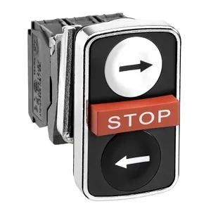 Buton Triplu,Stanga-'Stop'-Dreapta,A-R-N