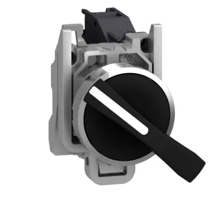 Selector Complet Negru 22, cu Oprire In 2 Pozitii 1No