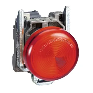 Lampa Pilot Completa Rosie  22, Lentila Plana, pentru bec Ba9S 250V