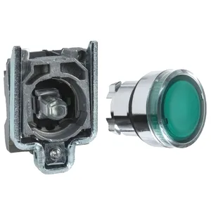 Buton Ilumina cu Revenire,Verde,24V
