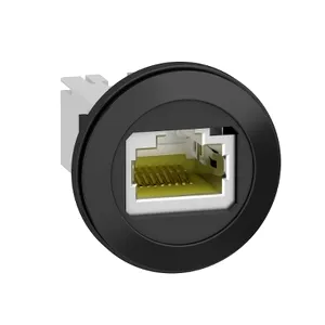 Port Rj45 cu Montare Pe Panou, 22 mm, pentru Conectare Ethernet