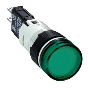 Lampa Pilot Rotunda  16, Verde, Led Integral, 24 V, Conectori Faston