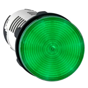 Lampa Pilot Rotunda  22, Verde, Led Integral, 230, 240 V, Conectori Faston