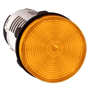 Lampa Pilot Rotunda  22, Portocalie, Led Integral, 24 V, Borne Clema-surub
