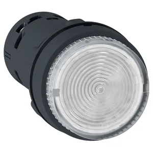 Buton Iluminat, Led, Revenire cu Arc 1No, Alb, 120V