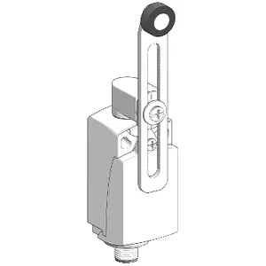 Limitator Xckp - Levier Cu Rola Termopl. Lung. Var. - 1Ni+1Nd - Brusc - M12