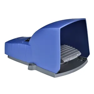 Comutator Picior Simplu - Ip66 -Cu Capac -Plastic -Albastru - 1 Nc + 1 No
