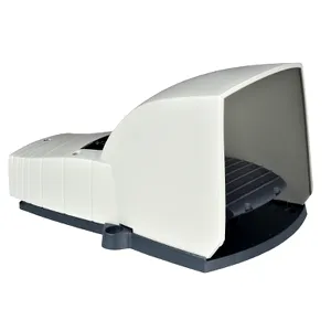 Intreruptor Pedala Simplu - Ip66 - Cu Capac - Plastic - Gri - 1Ni + 1Nd