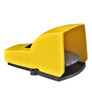 Comutator Picior - Ip55 - Cu Capac - Plastic - Galben - 2 Nc + No