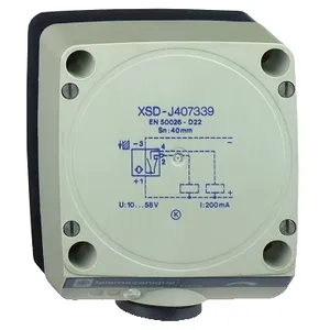 Senzor Inductiv Xsd 80X80X40 - Plastic - Sn60Mm - 24Vdc - Terminals