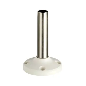 Tub Suport cu baza de Fixare L=100 Mm, Aluminiu Alb, Xvm