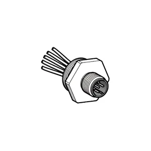 Adaptor, Plastic - Gaura Filetata M20 - Pentru Conector Tata, M12, 4-Fire