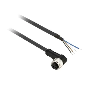 Conector Precablat Cu Cot, 4 Pini, M8, Mama - Cablu De 2 M