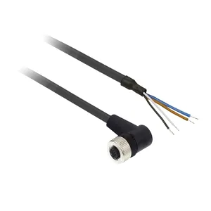 Conector Precablat Cu Cot, 4 Pini, M12, Mama - Cablu De 10 M