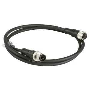 Prelungitor - Tata M12 - 5-Pini Drept - Mama M12 - 5-Pini Drept - Cablu2M