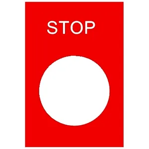 Eticheta - 30 X 40 Mm - Rosie - Stop