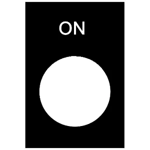 Eticheta - 30 X 40 Mm - Neagra - On