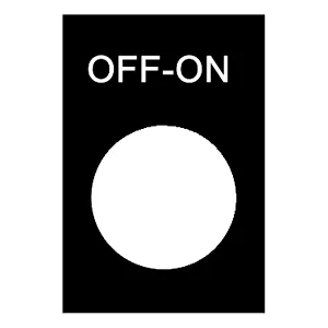 Legenda - 30 X 40 Mm - Neagra - Off-On