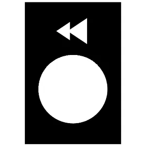 Legenda - 30 X 40 Mm - Neagra - La Stanga Sau Mai Jos, Lent-Rapid