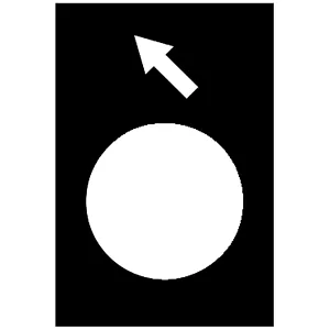 Legenda - 30 X 40 Mm - Neagra - Inapoi, Lent