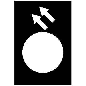 Legenda - 30 X 40 Mm - Neagra - Inapoi, Rapid