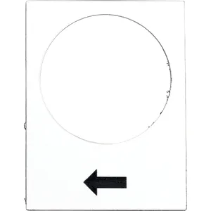 Legenda - 30 X 40 Mm - Alba - Ridicare Sau La Dreapta, Lent