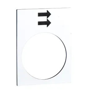 Legenda - 30 X 40 Mm - Alba - Ridicare Sau La Dreapta, Rapid