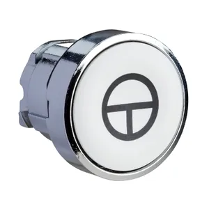 Cap Buton Incastrat Alb 22 cu Revenire 