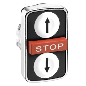 Cap Triplu Alb Incastrat/Rosu Incastrat/Negru Incastrat Buton 22 cu Marcaj