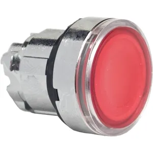 Cap Buton Rosu ILumina Si incastrat 22, Apasare-Apasare, pentru Led Integral