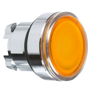 Capac de Buton ILumina Incastrat portocaliu  22, Apas.-Apas., pentru Led Integral