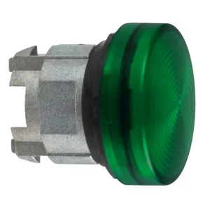 Cap Lampa Verde 22 Lentile Striate pentru Led Integral