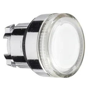 Cap de Buton Iluminat, Incastrat, clar, 22, Revenire cu Arc, pentru becuri Ba9S