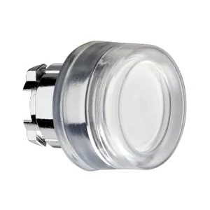 Cap Buton Luminos Incastrat Alb 22 cu Revenire pentru Led Integral
