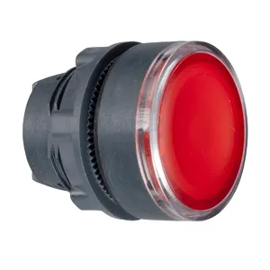 Cap Buton Luminos Incastrat Rosu 22 Apasa-Apasa pentru Led Integral