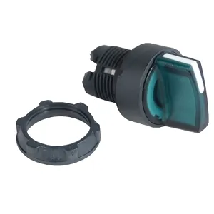 Cap de Selector Iluminat, 2 Pozitii,  22, Verde