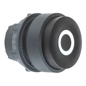 Cap Buton Aparent Negru 22 cu Revenire 