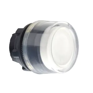 Cap Buton Incastrat Alb 22 cu Revenire, fara Marcaj