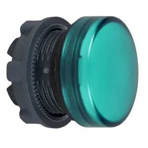 Cap Lampa Verde 22 Lentile Plane pentru Led Integral